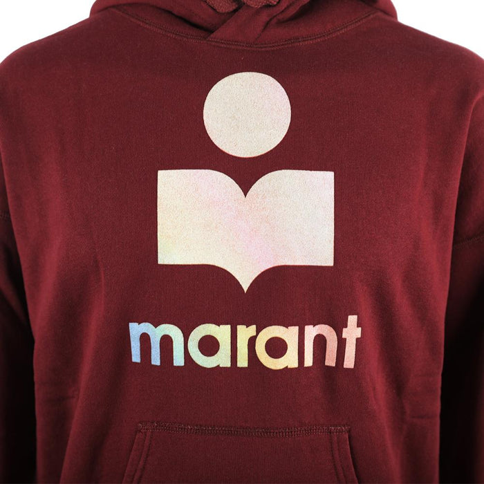 Isabel Marant MILEY Fleece Hooded Sweatshirt Black Men