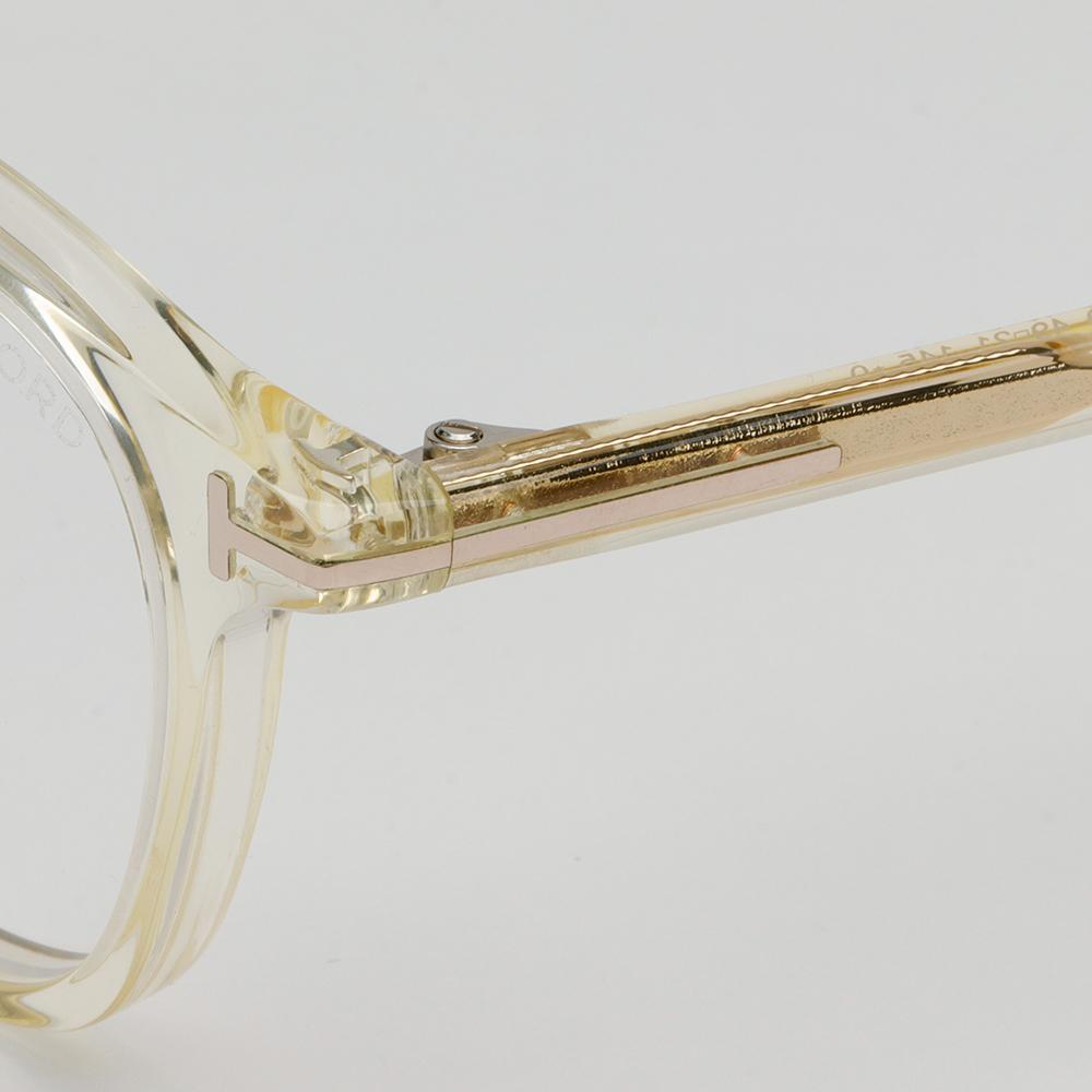 TOM FORD Blue Light Blocking Transparent Acetate Eyeglasses Asian F TF5858DB 039
