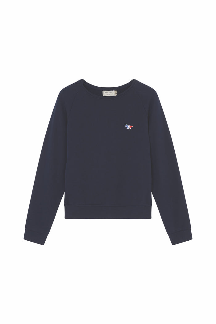 Maison Kitsune Women's Fox Embroidered Sweatshirt Navy AW00302AT1504