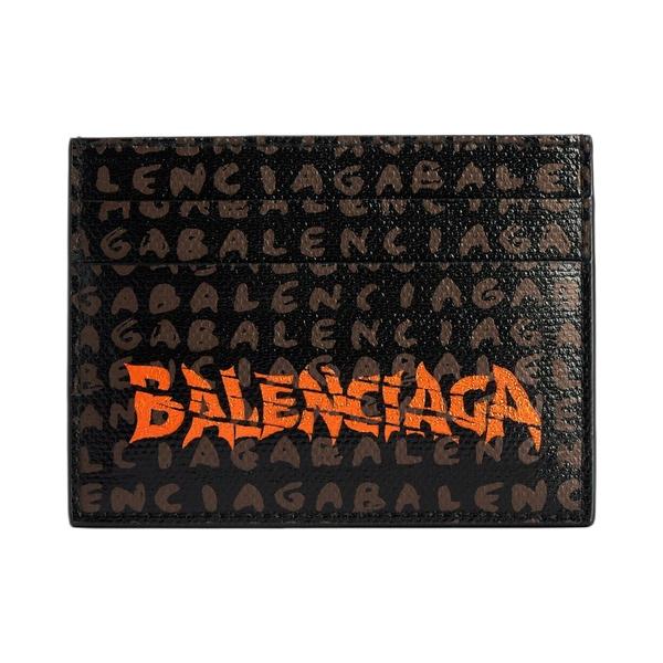 BALENCIAGA Select Card Holder Black Leather Card Case