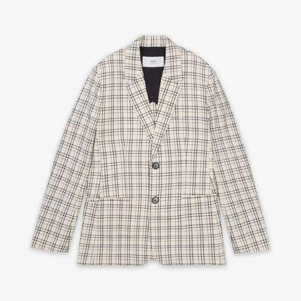 AMI Wool Suit Jacket Navy Women’s FBV011 WV0074 1360