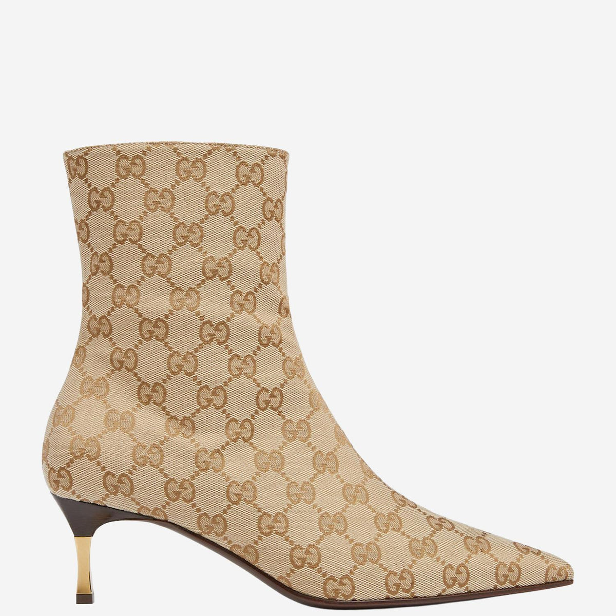 GUCCI Black Leather Ankle Boots