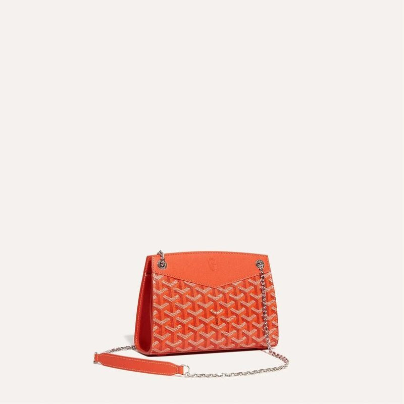 GOYARD Structured Rouette Mini Crossbody Bag Orange Women ROUETSMINTY 07CL 07P
