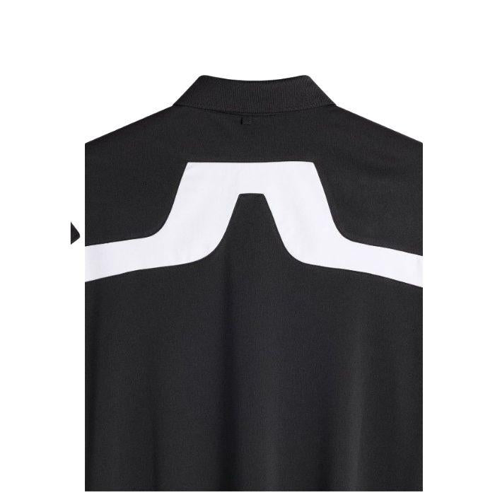 J LINDEBERG Men’s KV Golf Polo Shirt Short Sleeve Black