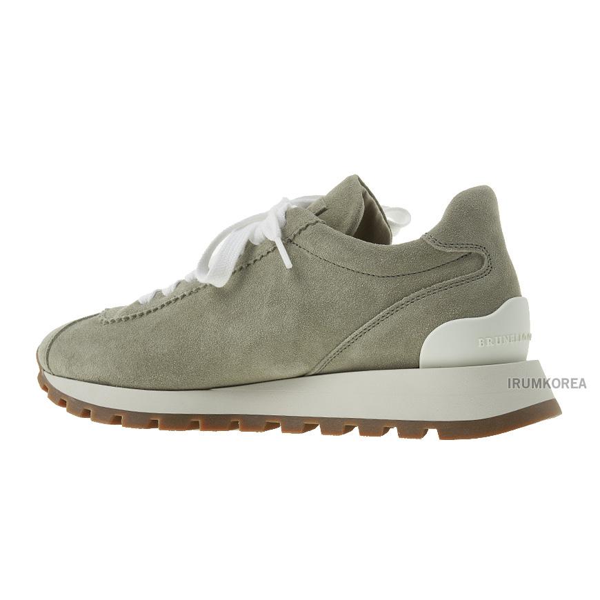 Brunello Cucinelli Shiny Tab Leather Low-Top Sneakers Women’s MZSFG2110 C2657