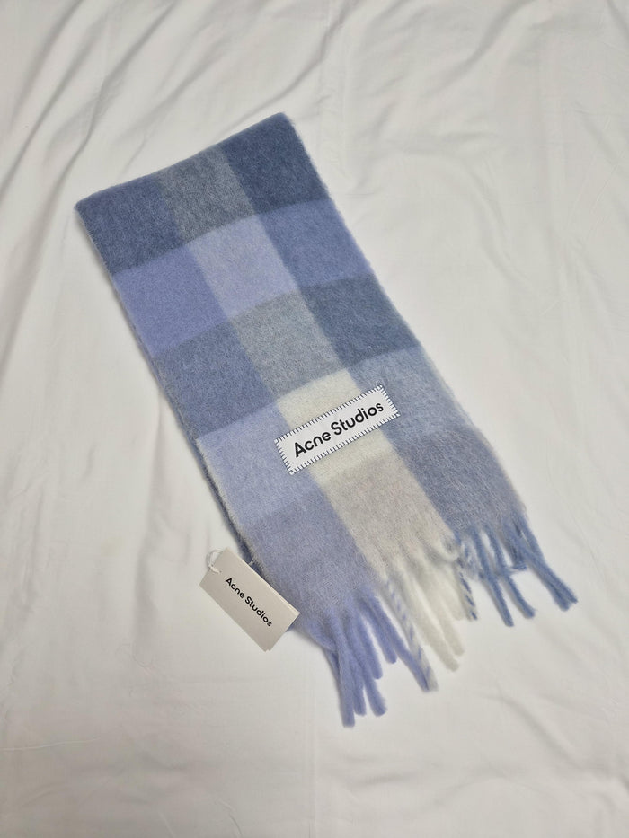 Acne Studios Mohair Check Scarf CA0084