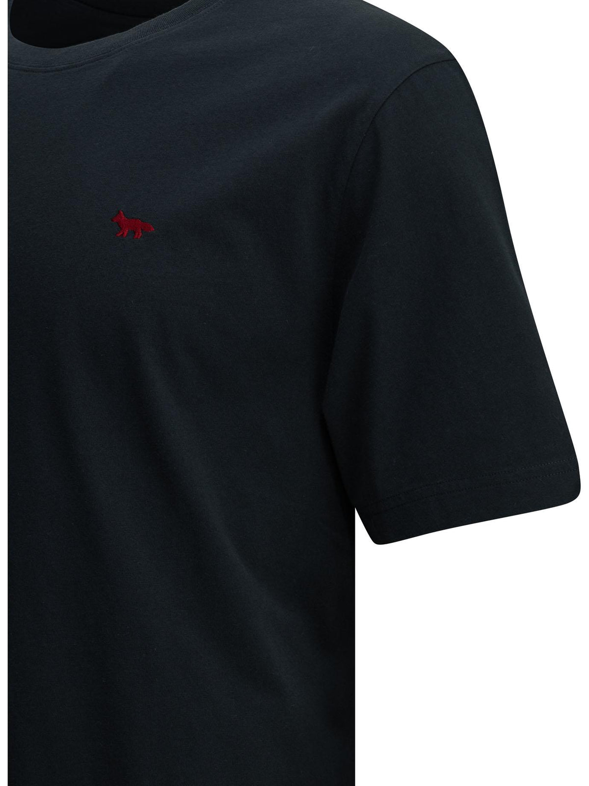 Maison Kitsune Cotton Crewneck T-Shirt for Men