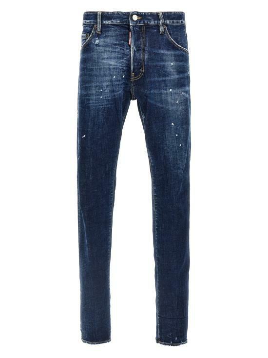 Dsquared2 Logo Patch Cool Guy Jeans Men’s Denim Pants S74LB1654 S30664 470