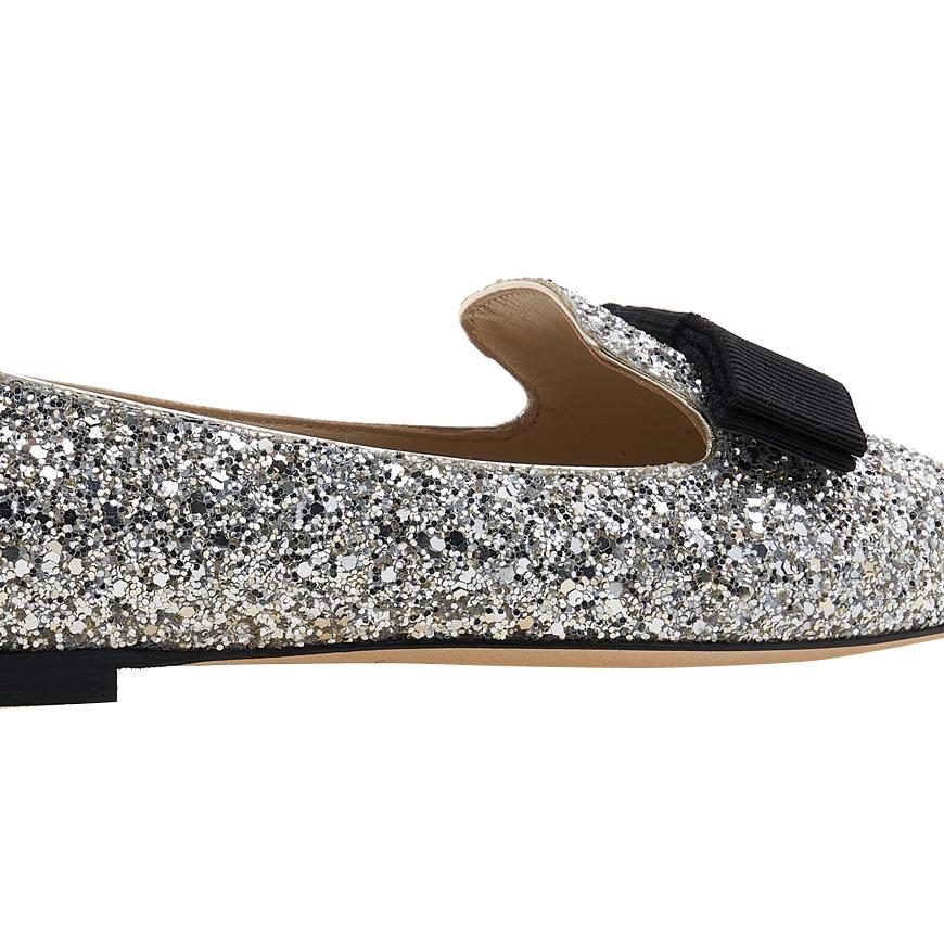 Jimmy Choo GALA CGF Champagne Flat Shoes for Women