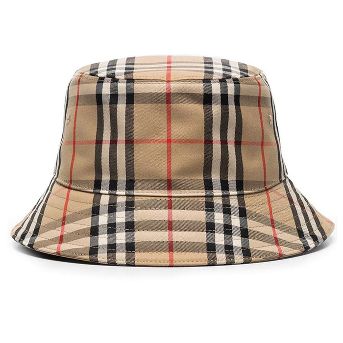 BURBERRY Vintage Check Bucket Hat Archive Beige