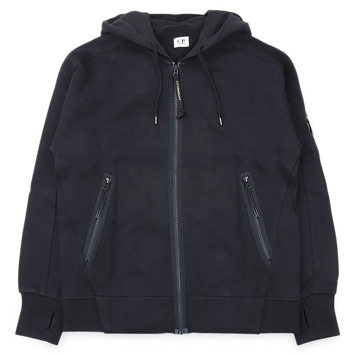 CP Company Men’s Diagonal Zip Jacket Navy Lens Patch RCCMSS716A 005086W 888