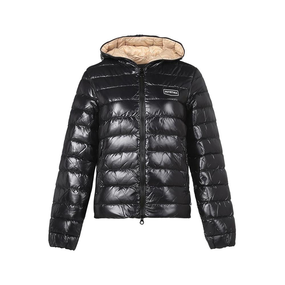 Duvetica TRIZIA Hooded Down Puffer Jacket Black VDDJ00325 K0001