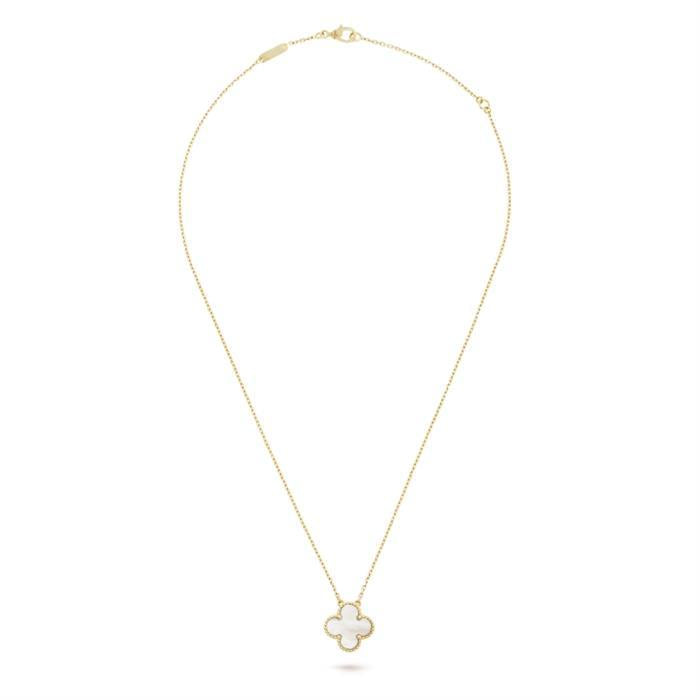 Van Cleef & Arpels Vintage Alhambra Pendant Necklace Gold