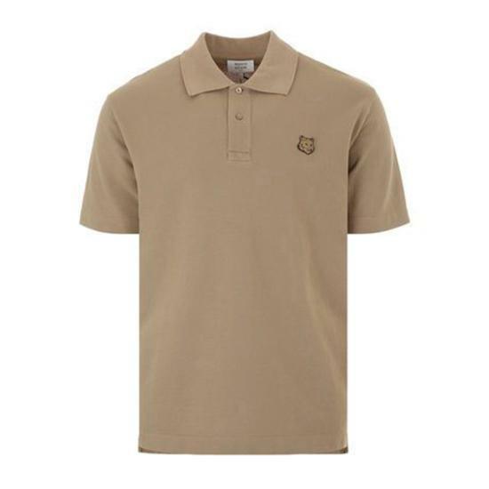 Maison Kitsune Bold Fox Head Patch Comfort Polo Shirt MM00210 KJ7010 0117