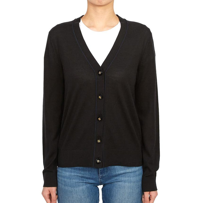Tory Burch Black Knit Cardigan