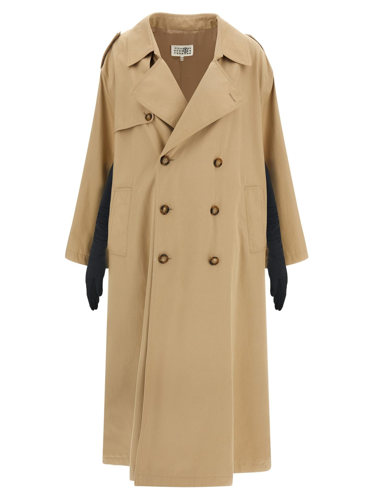 Maison Margiela Beige Cotton Blend Trench Coat