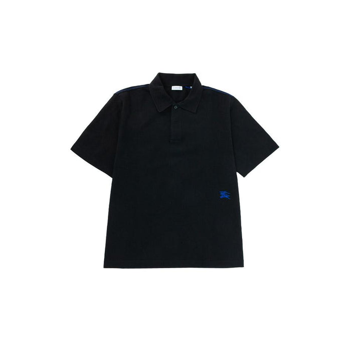 BURBERRY Stitch Detail Cotton Polo Shirt