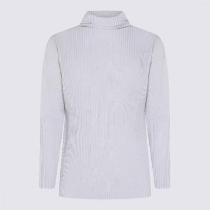 Issey Miyake Homme Plisse Men's High Neck Long Sleeve T-Shirt HP59JK522 11