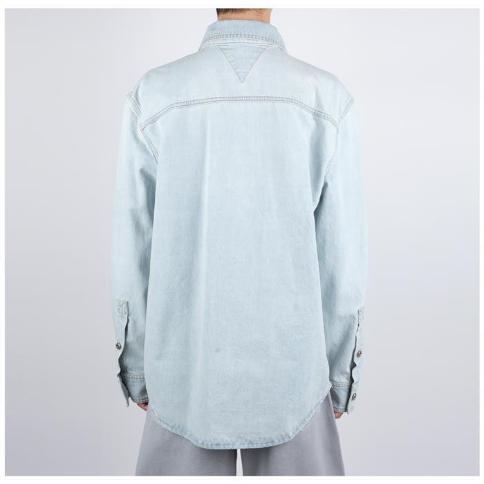 Bottega Veneta Extra Bleach Oversized Denim Shirt 813505 V4ZR0 4132