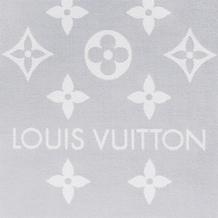 Louis Vuitton Simply Signature Light Gray Scarf M77727