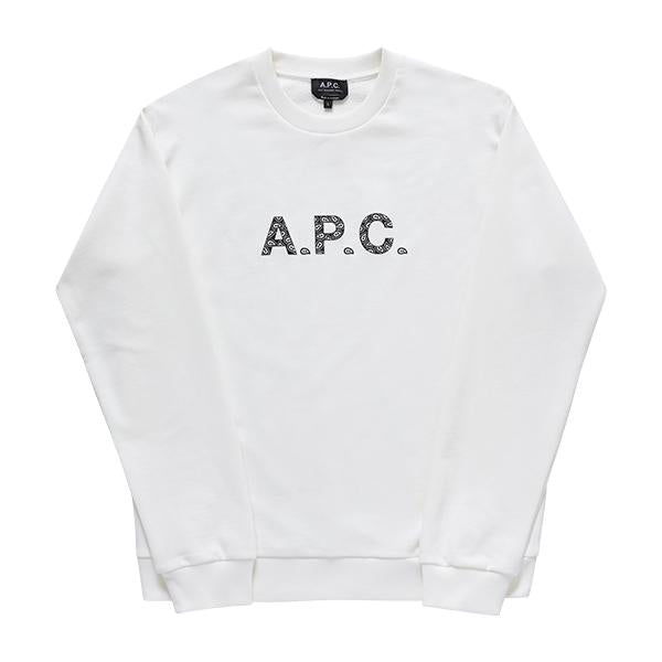 A.P.C. Timothy Bandana Sweatshirt Black/White Men