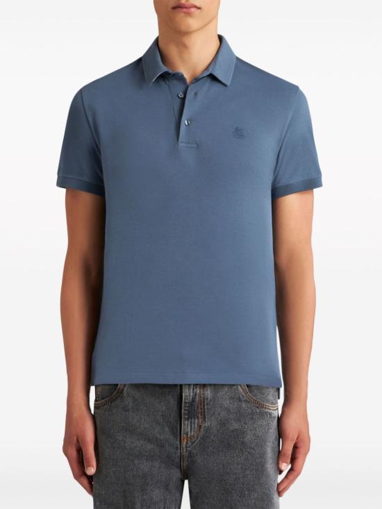 Etro Cotton Polo Shirt for Men MRMD0006AC174B0786 DOM