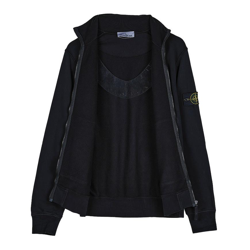STONE ISLAND Men’s Organic Cotton Zip-Up Hoodie K2S156100063 S0051 V0029