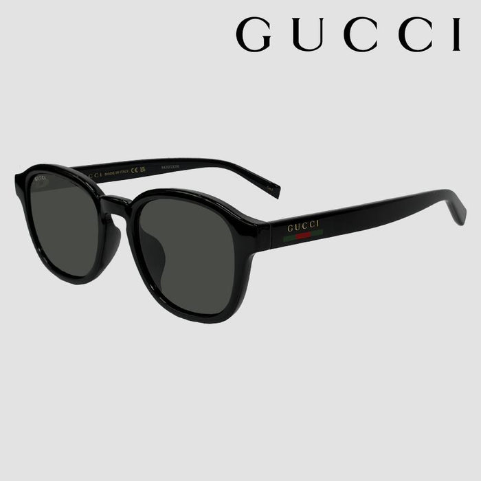 GUCCI Web Logo Asian Fit Oversized Sunglasses GG2109SK 001