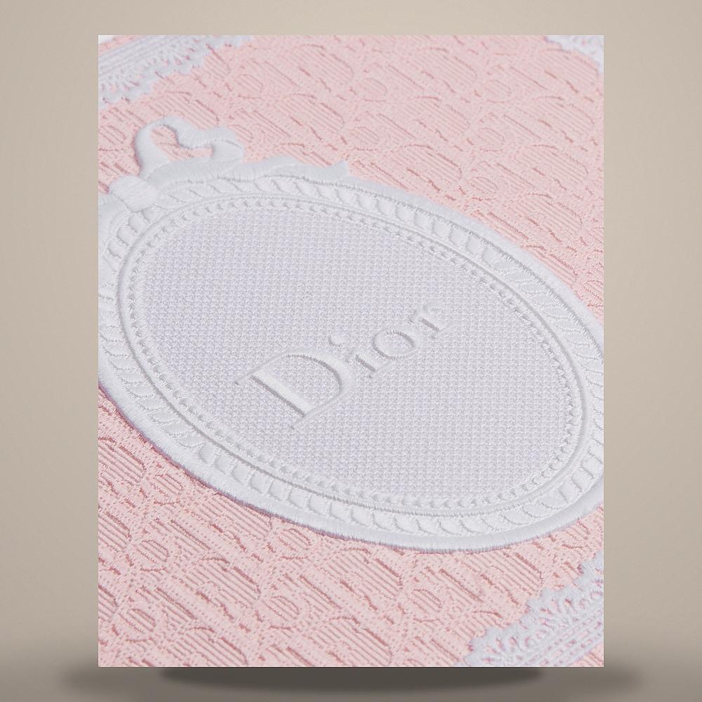 DIOR Dioramour Book Tote Strap Bag Medium Supple Pink Oblique Emb M1354PEHS M19I