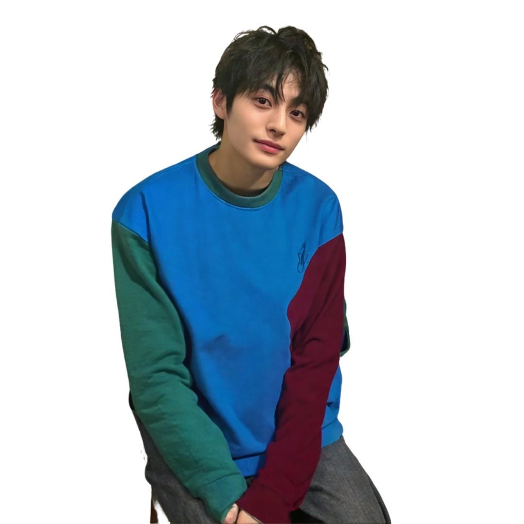 JW ANDERSON Unisex Colorblock Blue Sweatshirt JW0075PG0567 739
