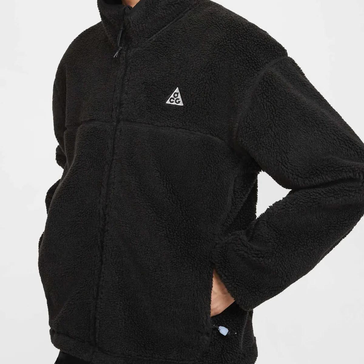Nike ACG Kanwell Windproof Fleece Jacket Black