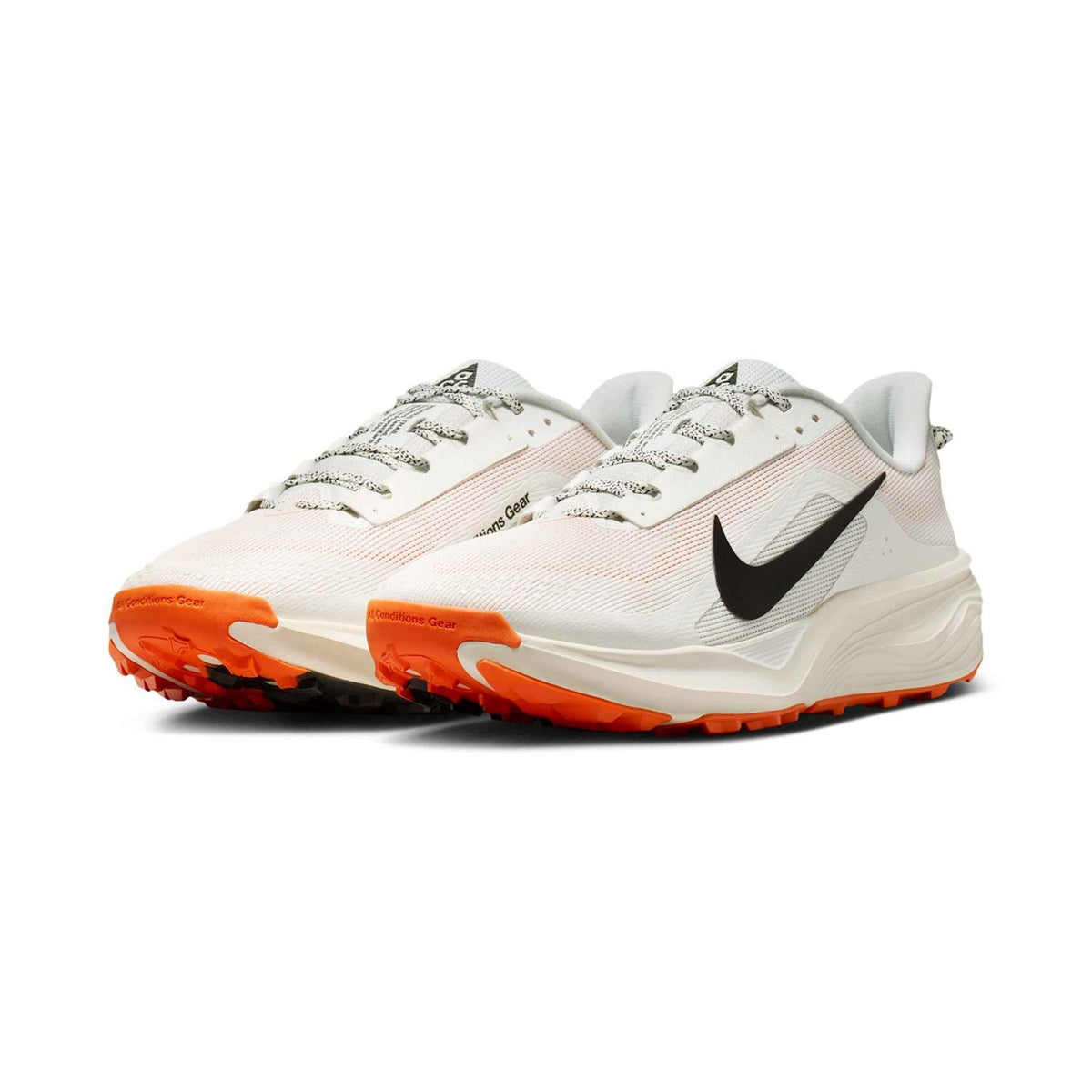 Nike ACG Pegasus Trail White Orange Low-Top Running Shoes
