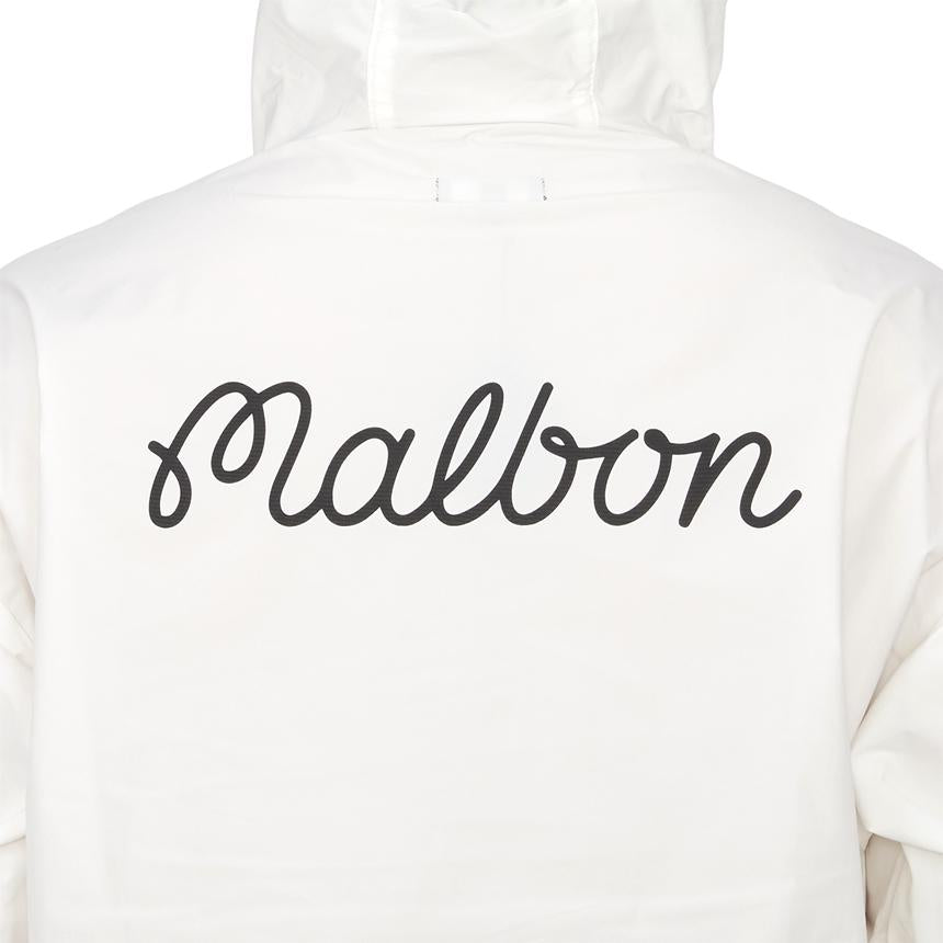 malbon Evergreen Men’s Hooded Anorak Golf Jacket ME0037 WHT