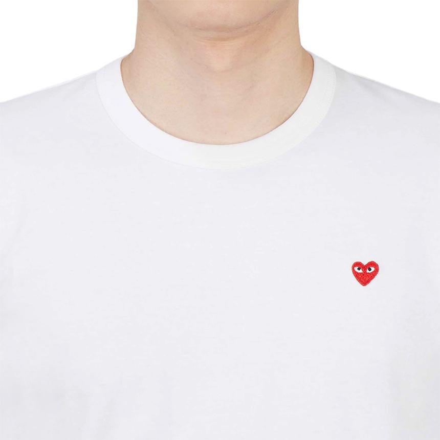 Comme des Garcons Mini Red Heart Logo Men’s Long Sleeve T-Shirt AX T308 051 2
