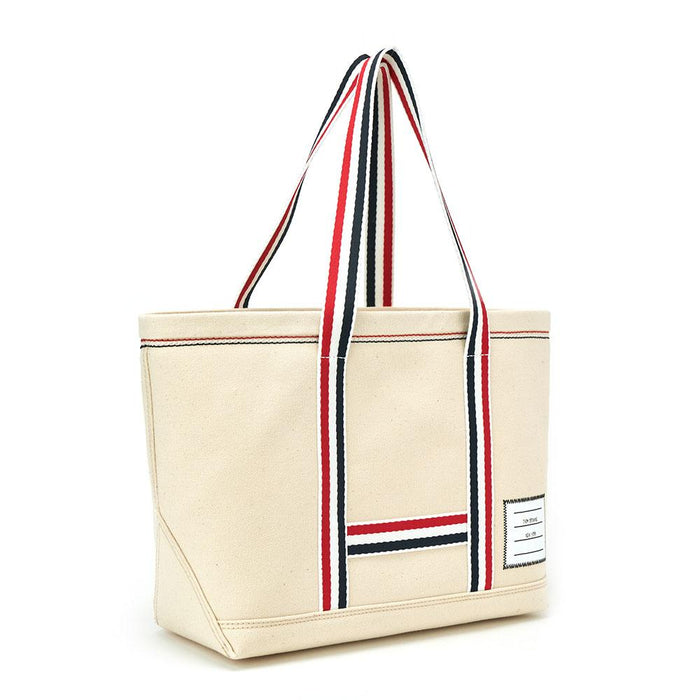 THOM BROWNE Canvas Small Tool Tote Bag Unisex MAG272A07164 114