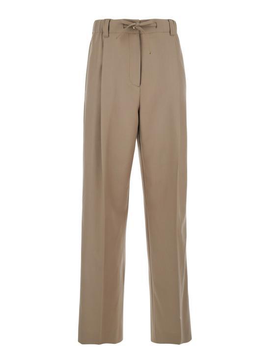 Moncler Wool Gabardine Tailored Pants 2A00018 598XP 23S
