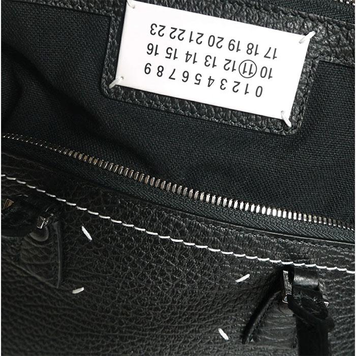 Maison Margiela 5AC Classic Mini Black Leather Shoulder Tote Bag