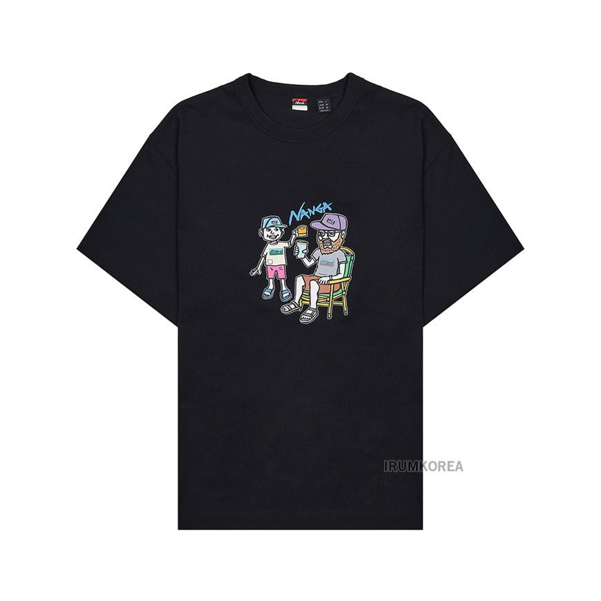 NANGA Men’s Hybrid T-Shirt N2500 1M021 Z BLK