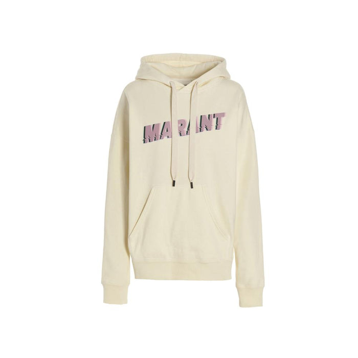 Isabel Marant Vanilla Logo Print Fleece Hoodie