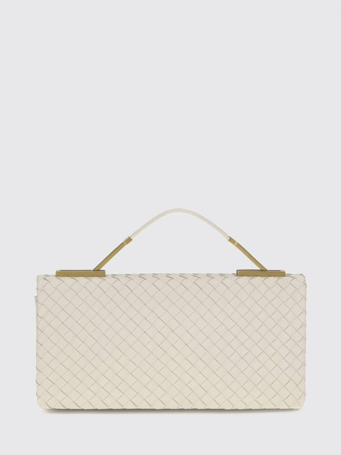 Bottega Veneta Leather Clutch Bag Brown