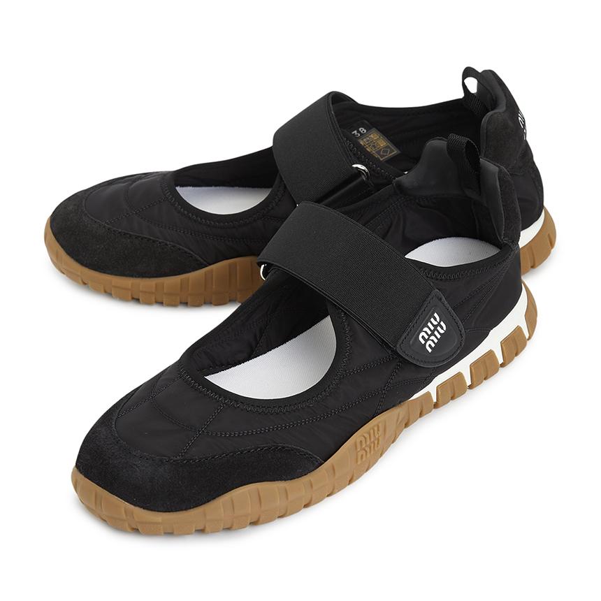 Miu Miu Tire Ballerina Women’s Low-Top Sneakers 5F416E D7C F0002