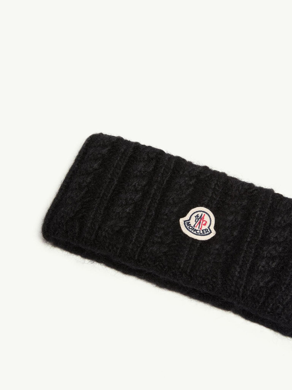 Moncler Black Knit Beanie Hat Women’s