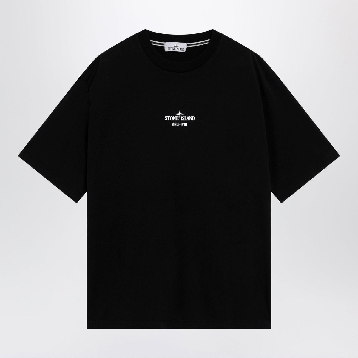 STONE ISLAND Short Sleeve Cotton T-Shirt White Men’s