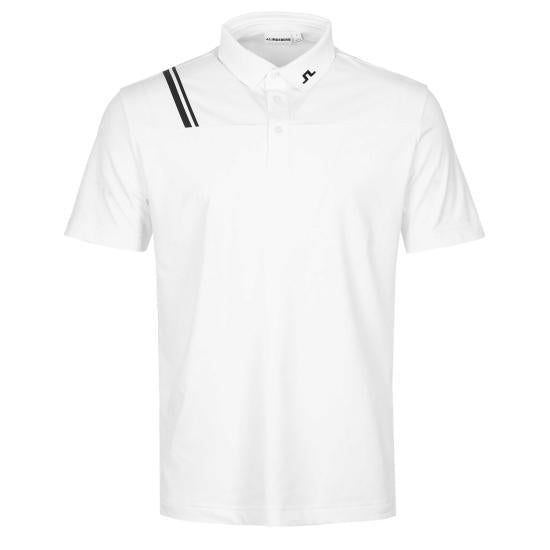 J LINDEBERG Men's Polo Shirt GMJT163870000 WHITE DOM