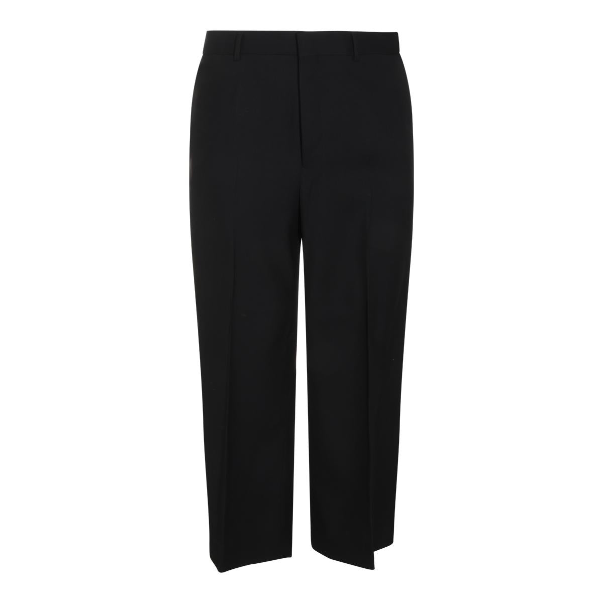 CELINE Black Wool Tailored Suit Pants for Men