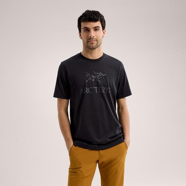 ARC`TERYX Arc’Word Logo Short Sleeve T-Shirt Black 7991