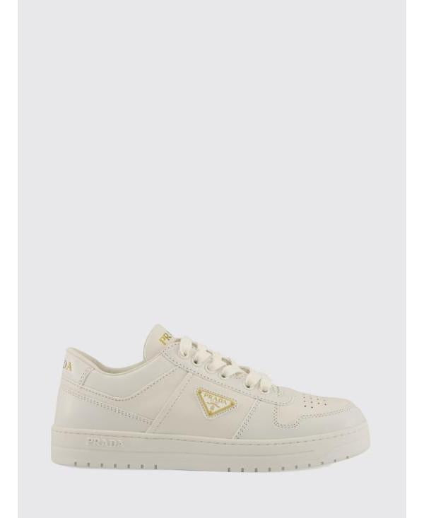 PRADA Downtown Low-Top Sneakers Black Leather Women’s