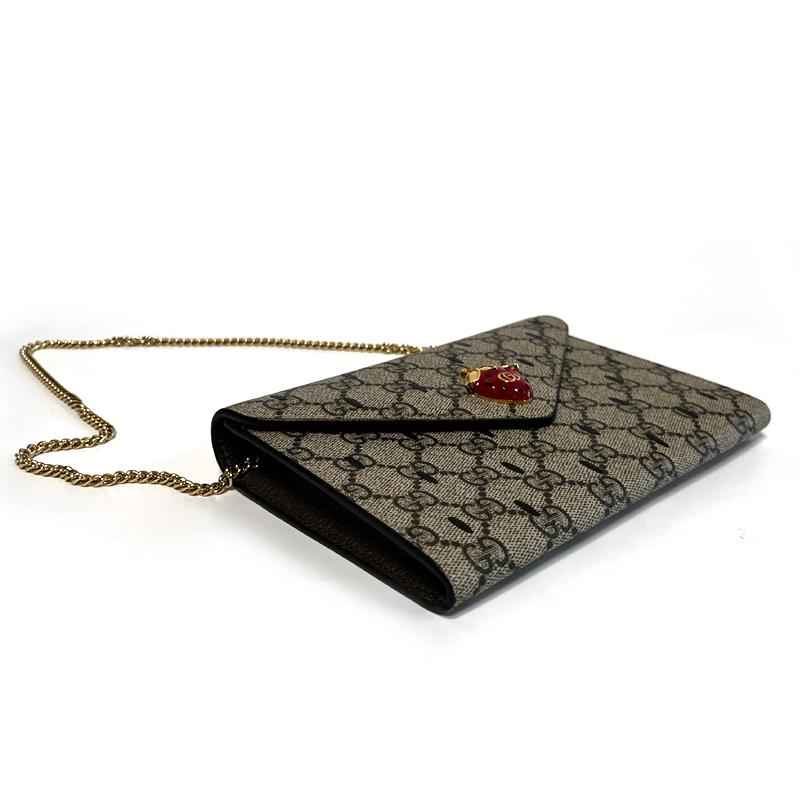 GUCCI Strawberry Print Mini Tote Bag 726249 FABB0 8659