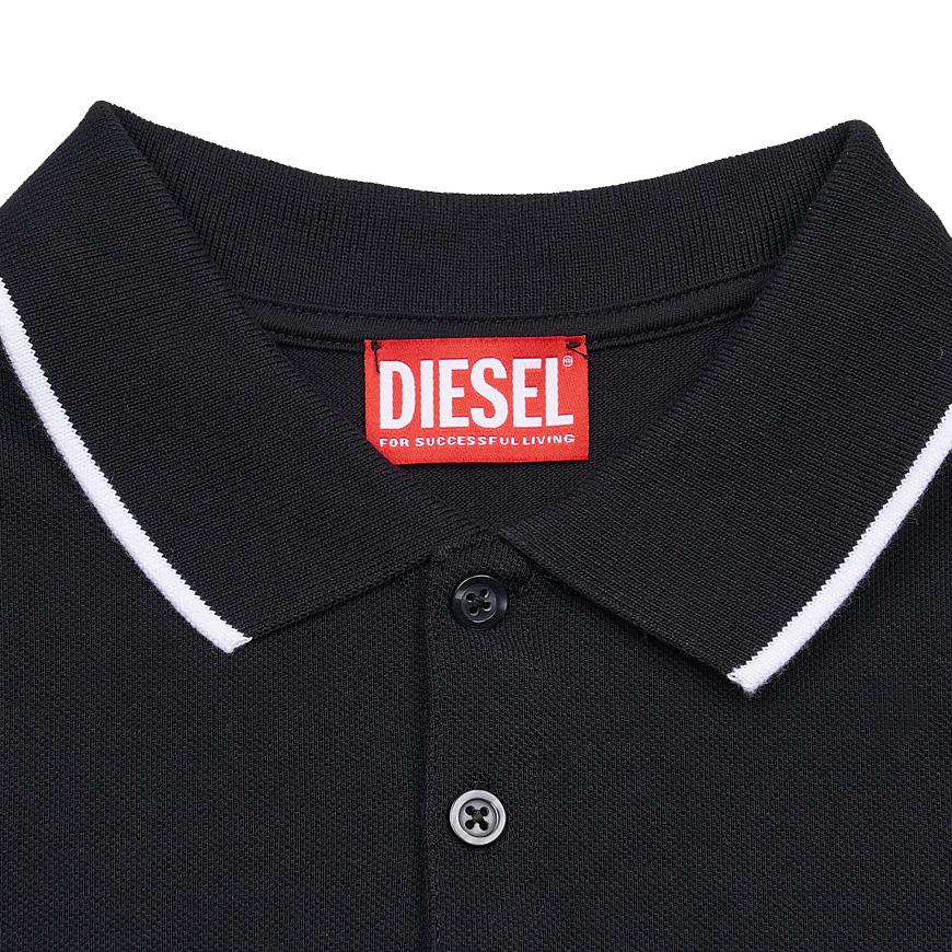 DIESEL Women’s Logo Embroidered Polo T-Shirt A15042 0JMAD 9XX