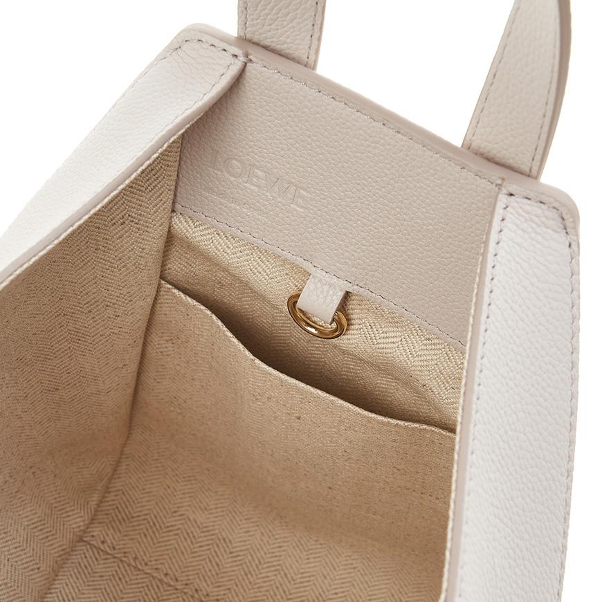 LOEWE Compact Hammock Tote Bag Women’s Leather Gray